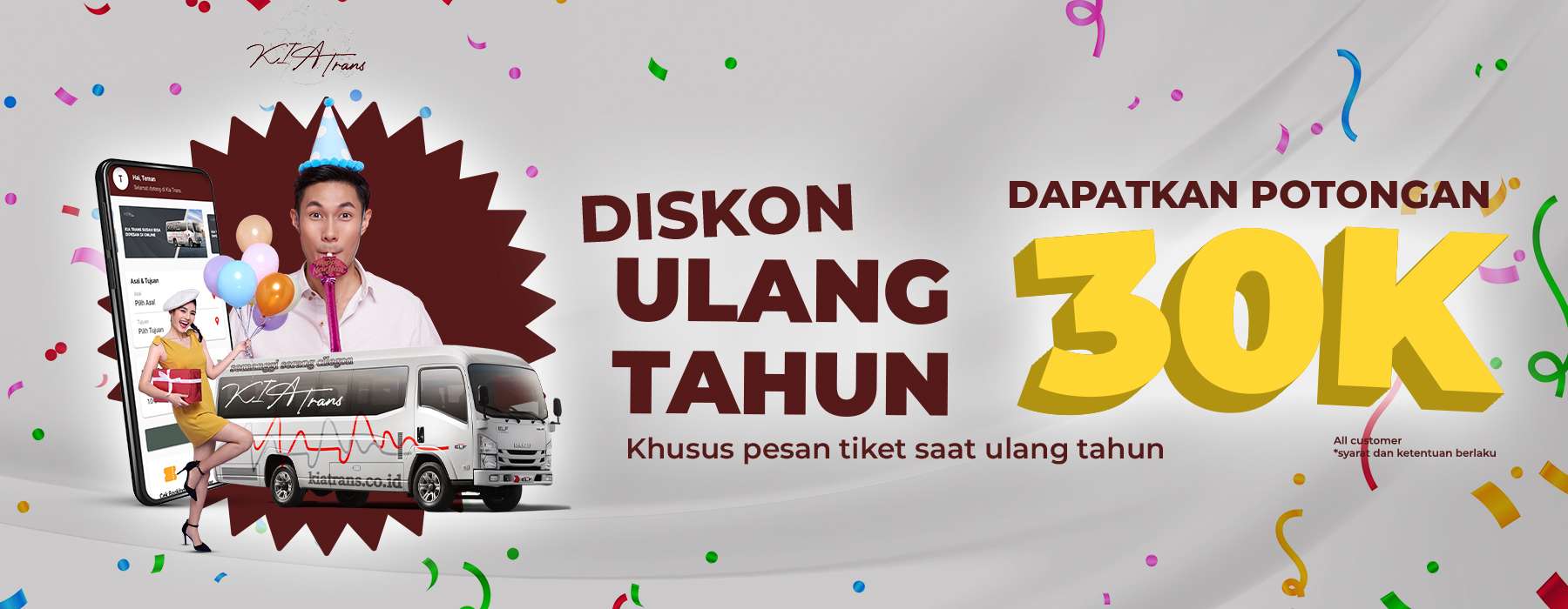 promo ulang tahun KIA Trans